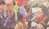 (toronto star newspaper lookalike dyke) joe caught in the act of being in the gay parade